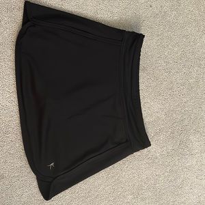 Girls black activewear golf skirt